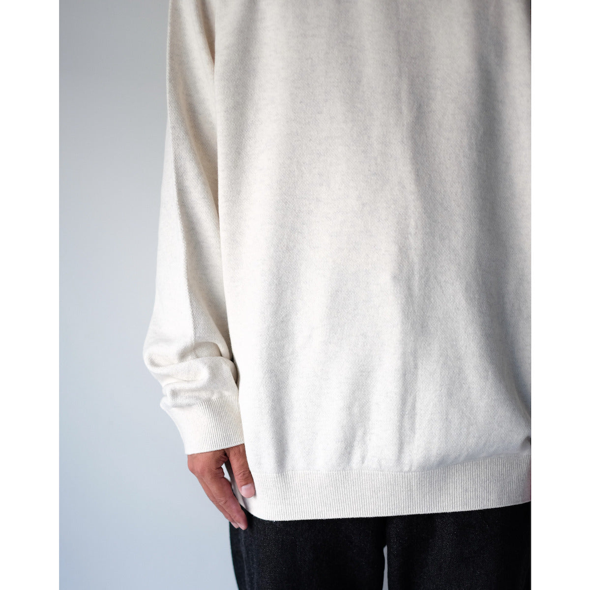 YAECA / PFU Crew Neck / NATURAL