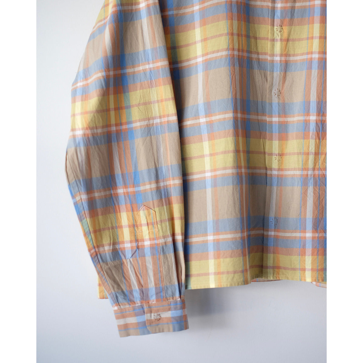 YAECA WOMEN / Relax Square Short Comfort Shirt / BEIGE-CH