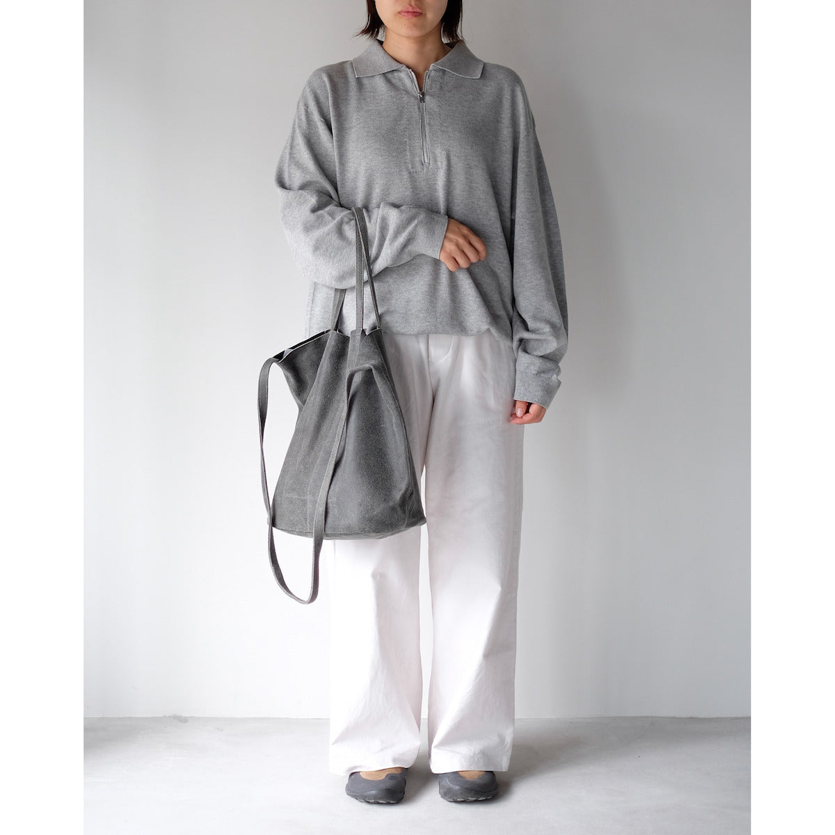 morphee / 3way Medium Tote / Distress Black