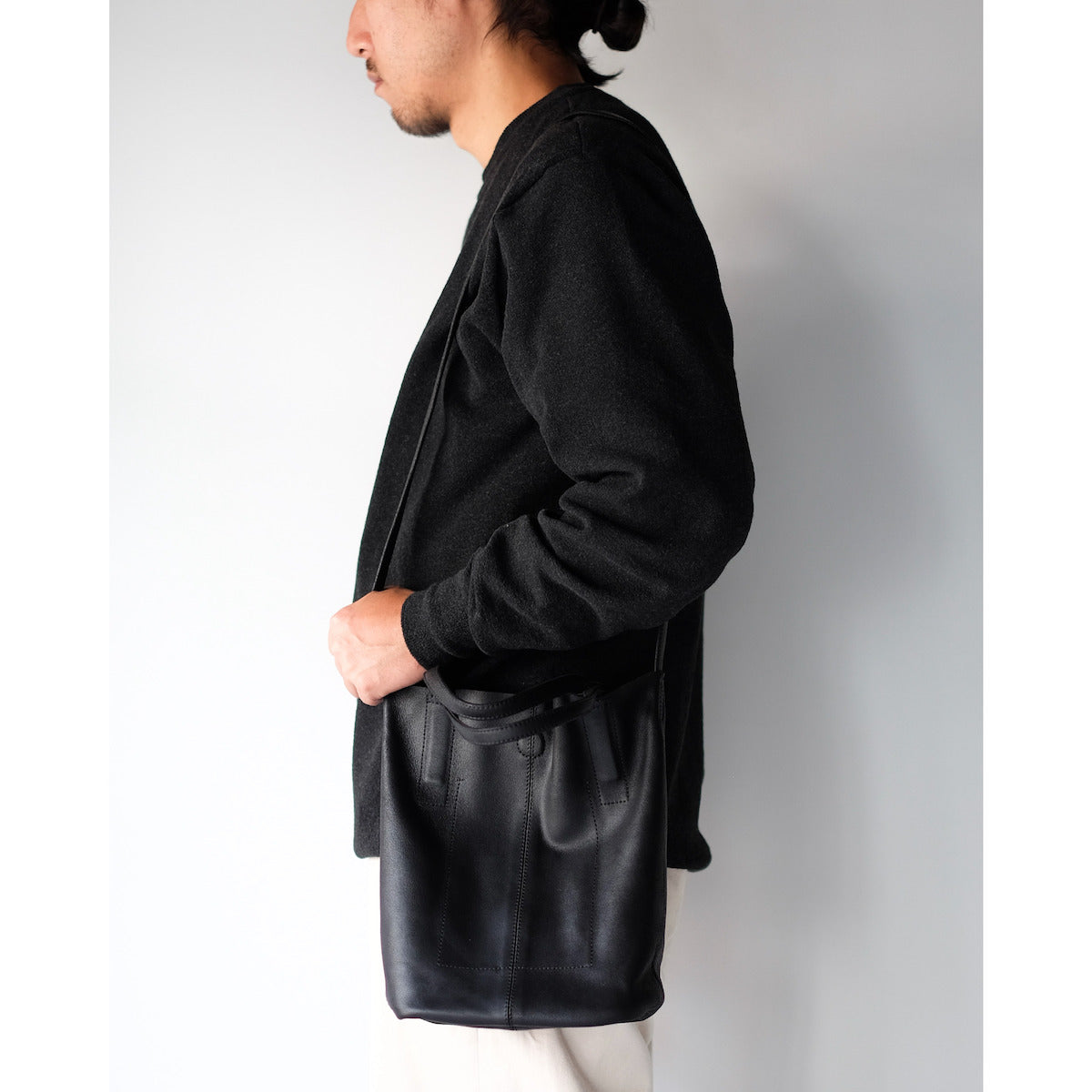 morphee / 2way Small Tote / BLACK