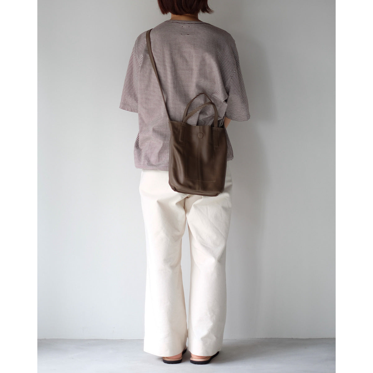 morphee / 2way Small Tote / TAUPE