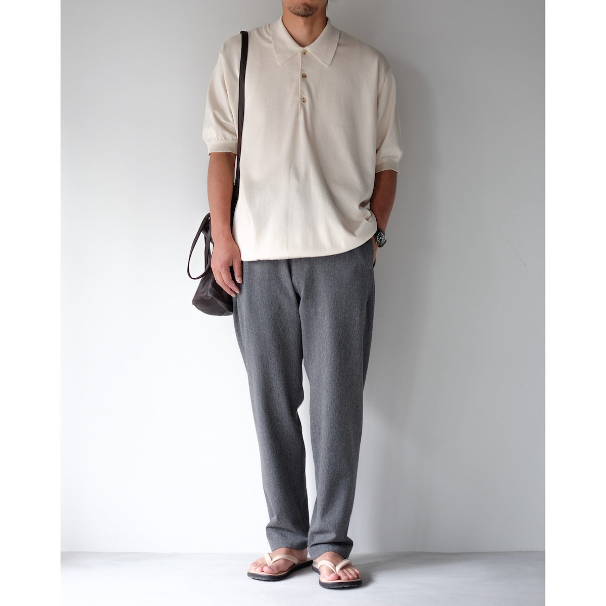 YAECA CONTEMPO / 2way Standard Trousers / Gray
