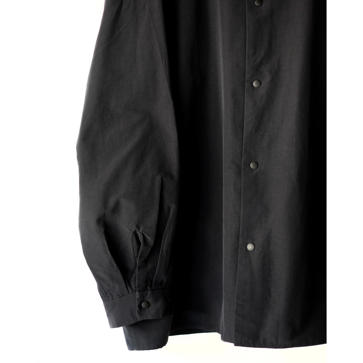 YAECA / Relax Square Comfort Shirt / BLACK