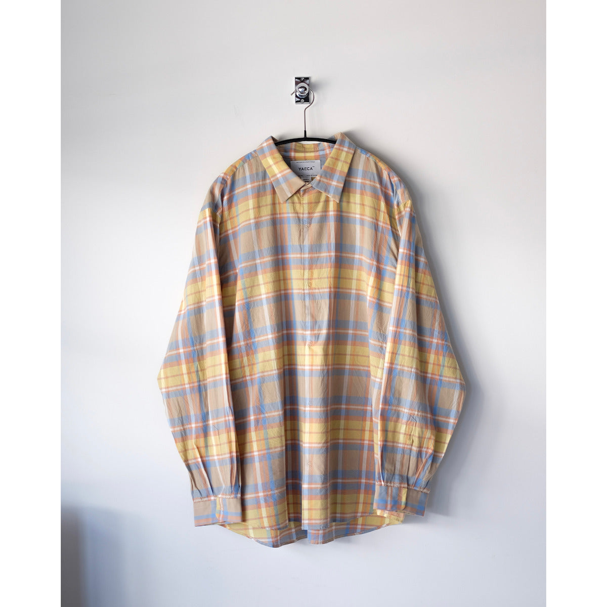 YAECA / Wide Comfort Shirt / BEIGE-CH