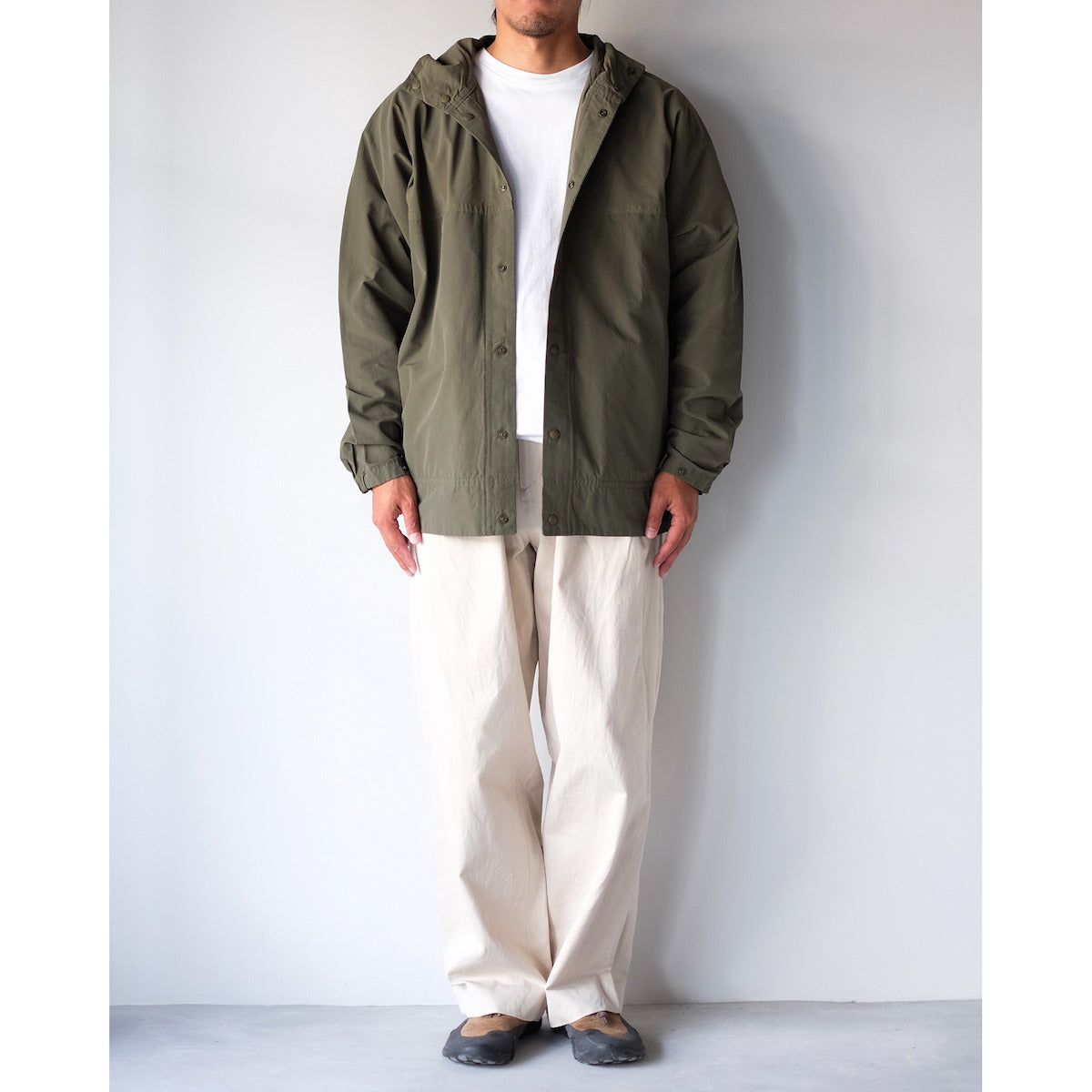 YAECA / Hood Shirt / OLIVE