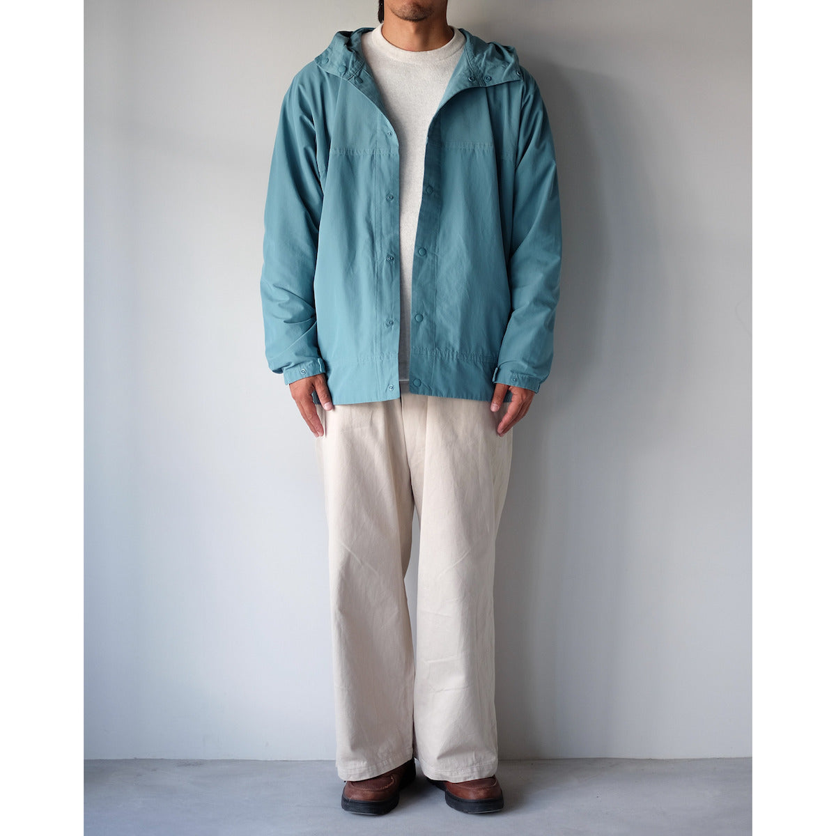 YAECA / Hood Shirt / GREEN
