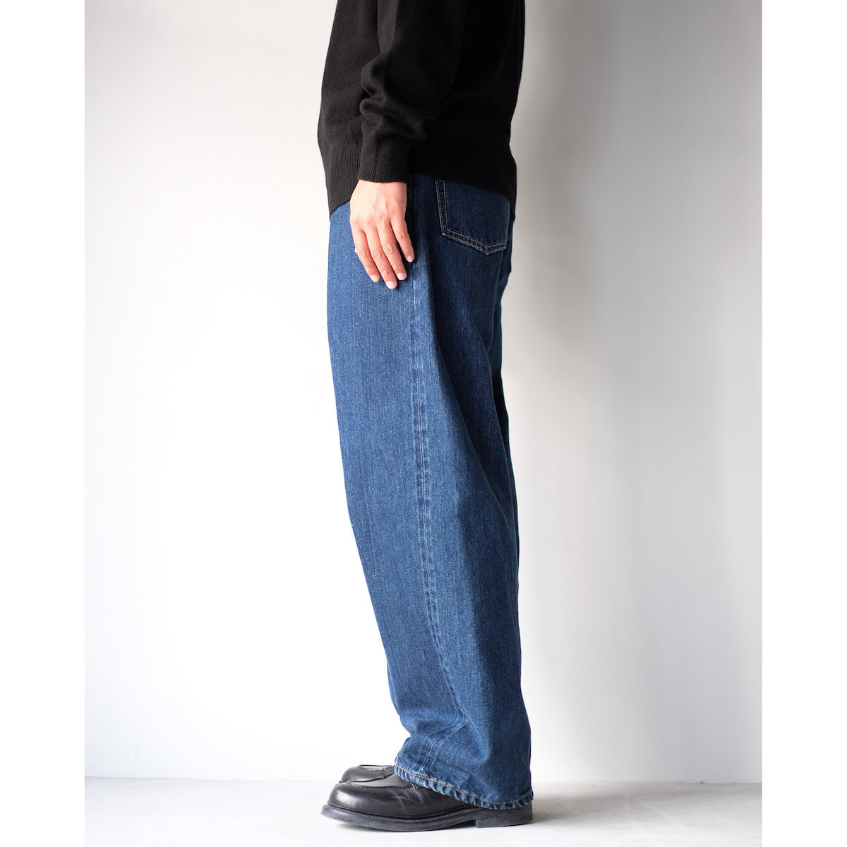 CIOTA / Baggy 5 Pocket Pants / Dark Blue