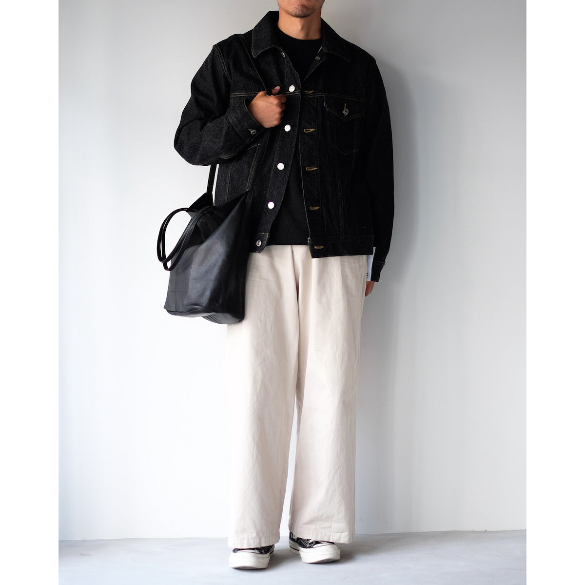 morphee / 3way Medium Tote(L Shoulder) / BLACK