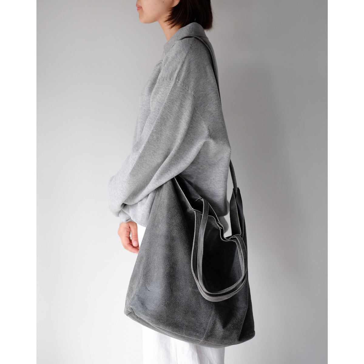 morphee / 3way Large Tote / Distress Black