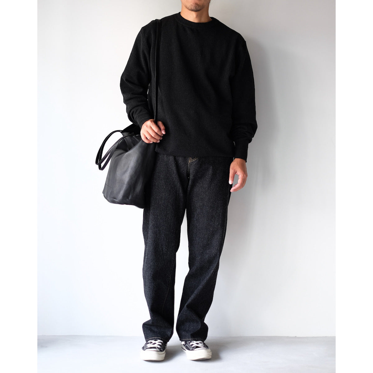 morphee / 3way Medium Tote(L Shoulder) / BLACK