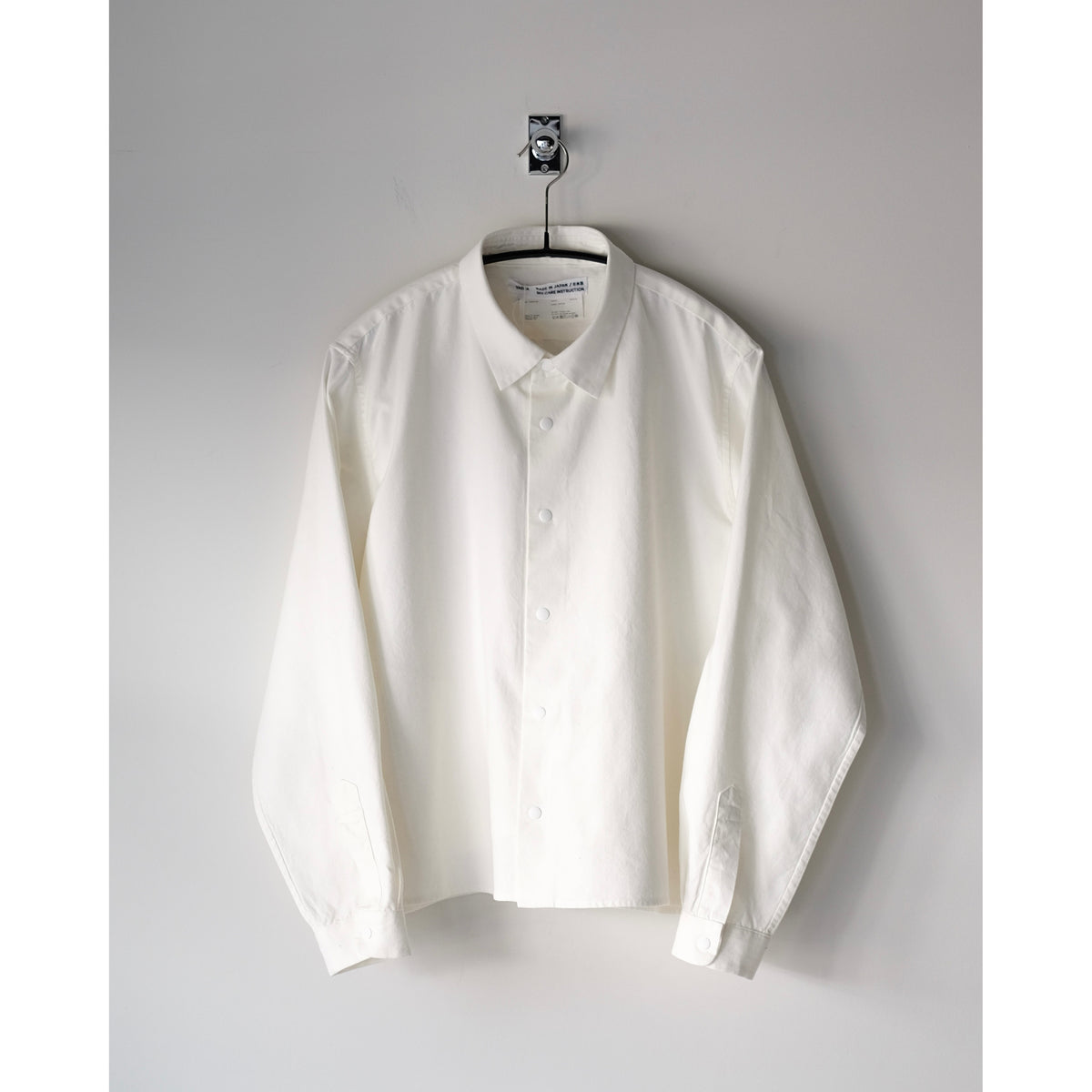 YAECA WOMEN / Relaxed Short Comfort Shirt / WHITE