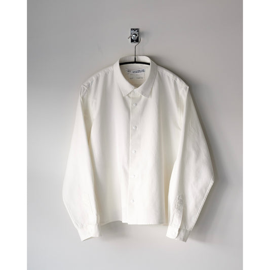 YAECA WOMEN / Relaxed Short Comfort Shirt / WHITE