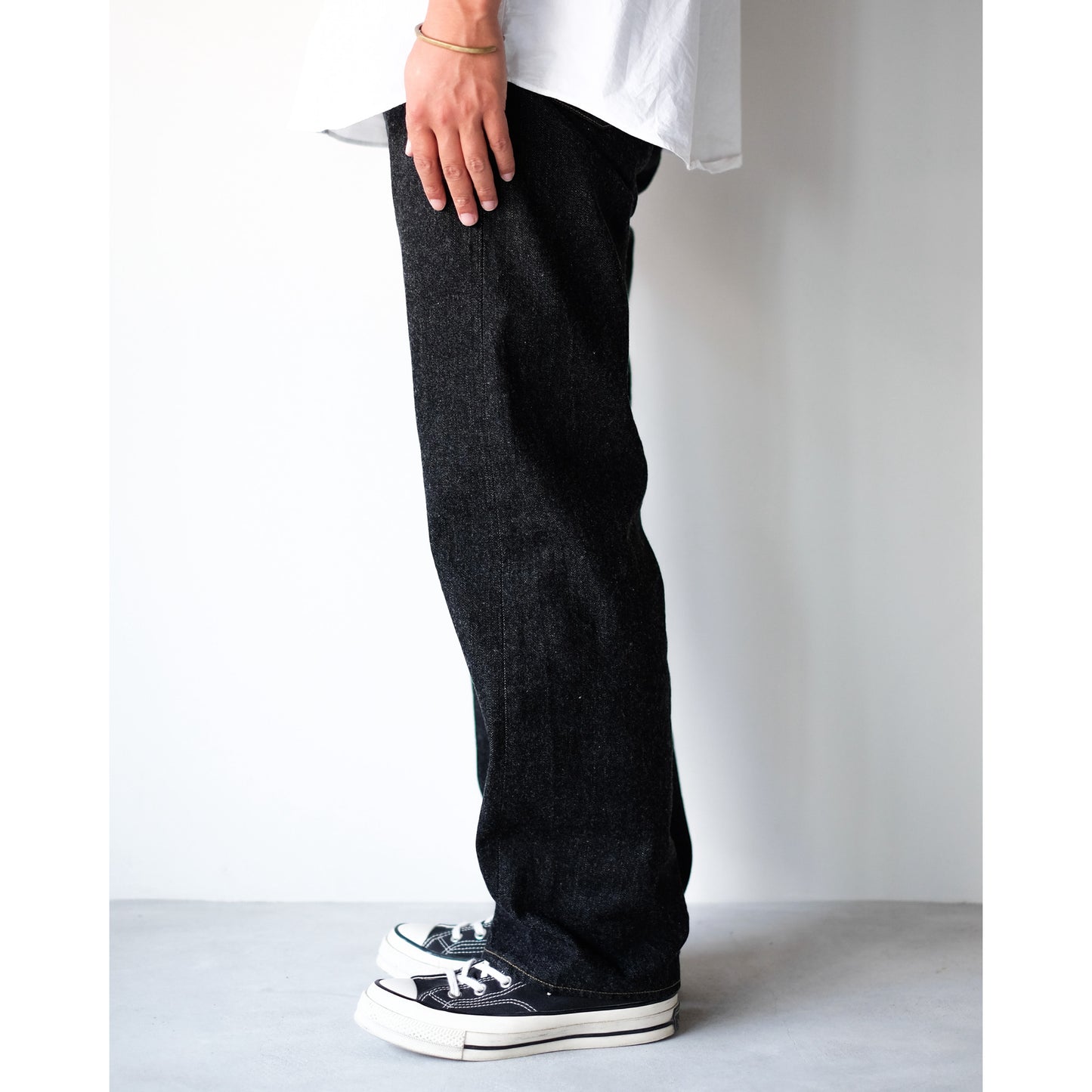 YAECA exclusive for TOOLS / Regular Denim Pant / BLACK