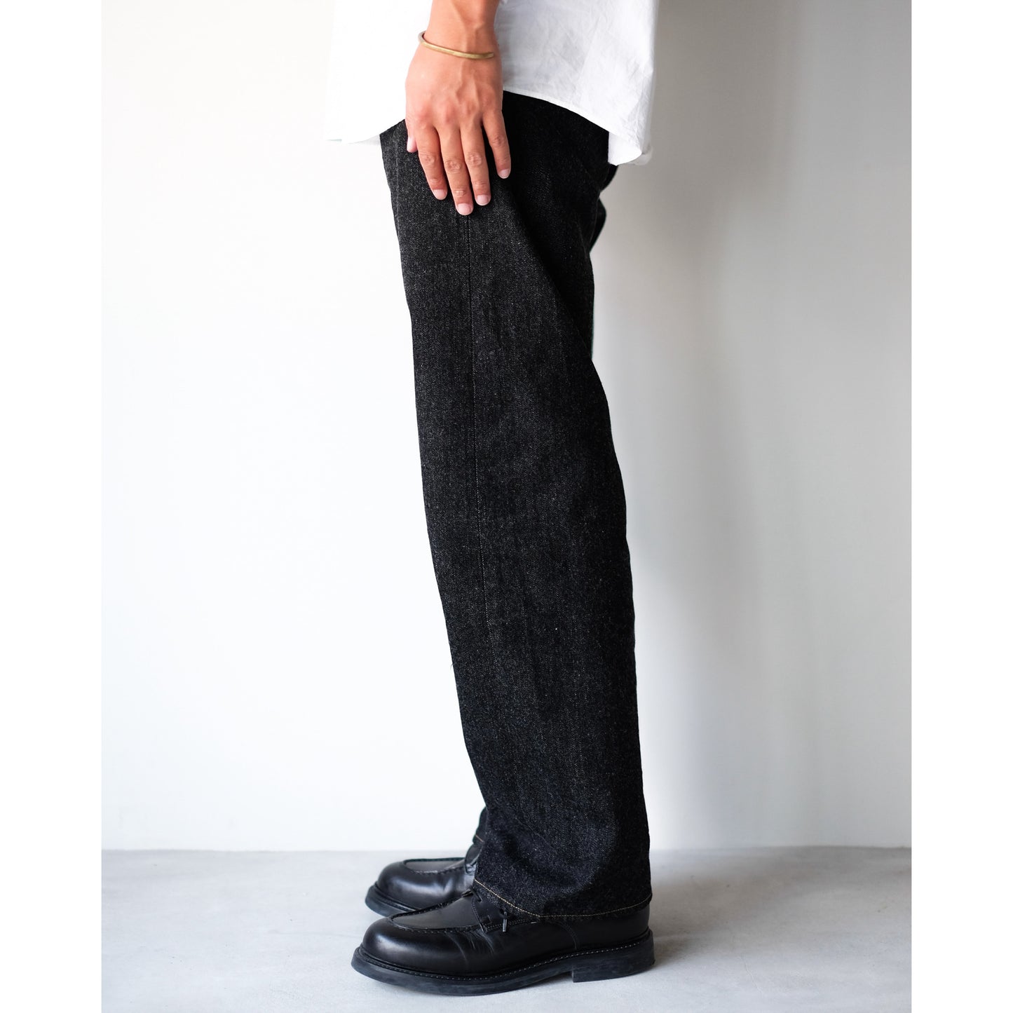 YAECA exclusive for TOOLS / Regular Denim Pant / BLACK